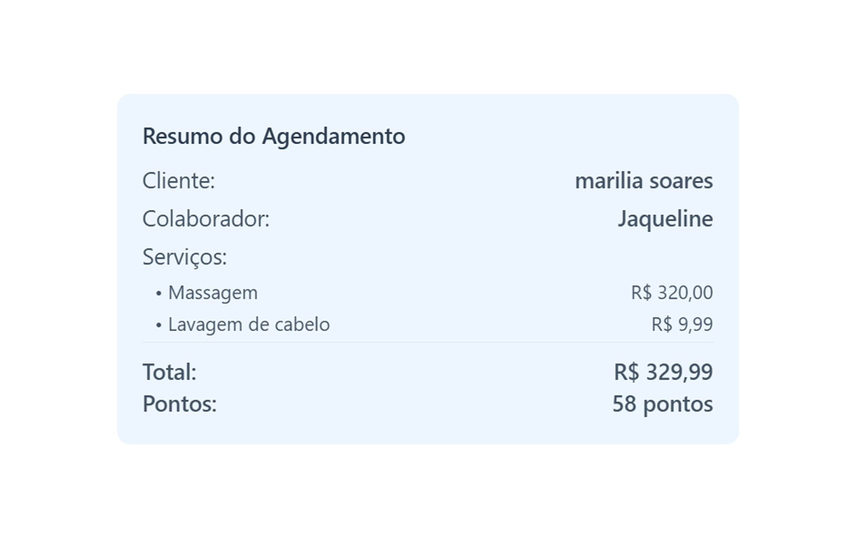 Agendamento Inteligente