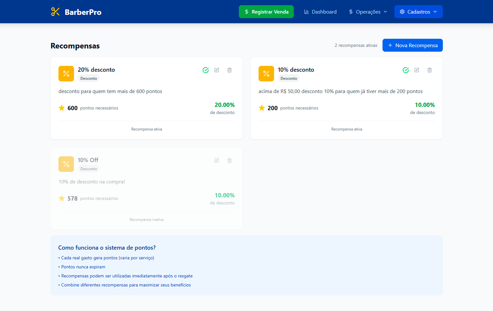 Programa de Recompensas
